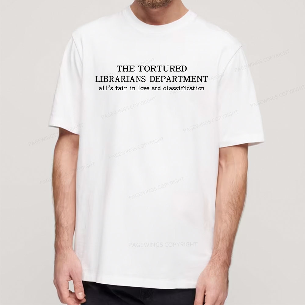 Pagewings The Tortured Librarians Departmen Unisex Classic T-shirt