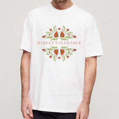Pagewings Barely Tolerable Unisex Classic T-shirt
