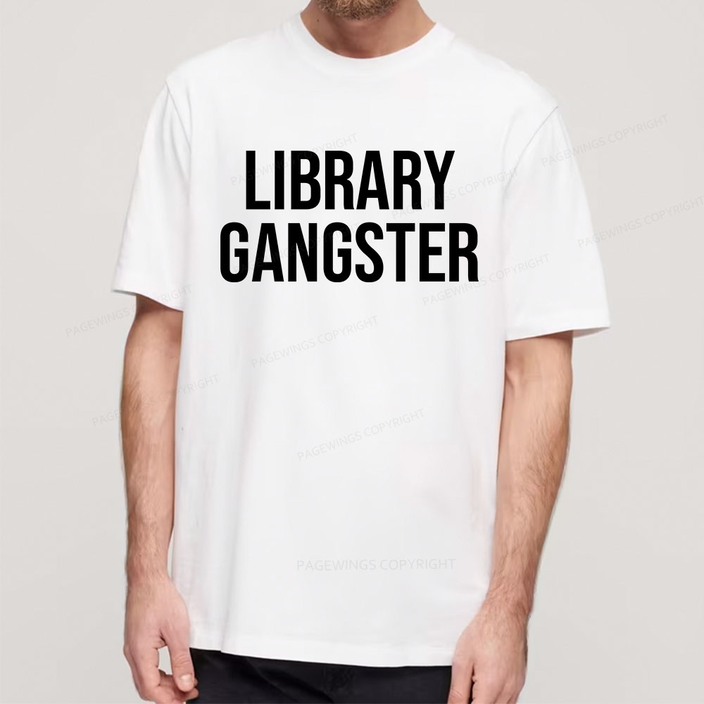 Pagewings Library Gangster Unisex Classic T-shirt