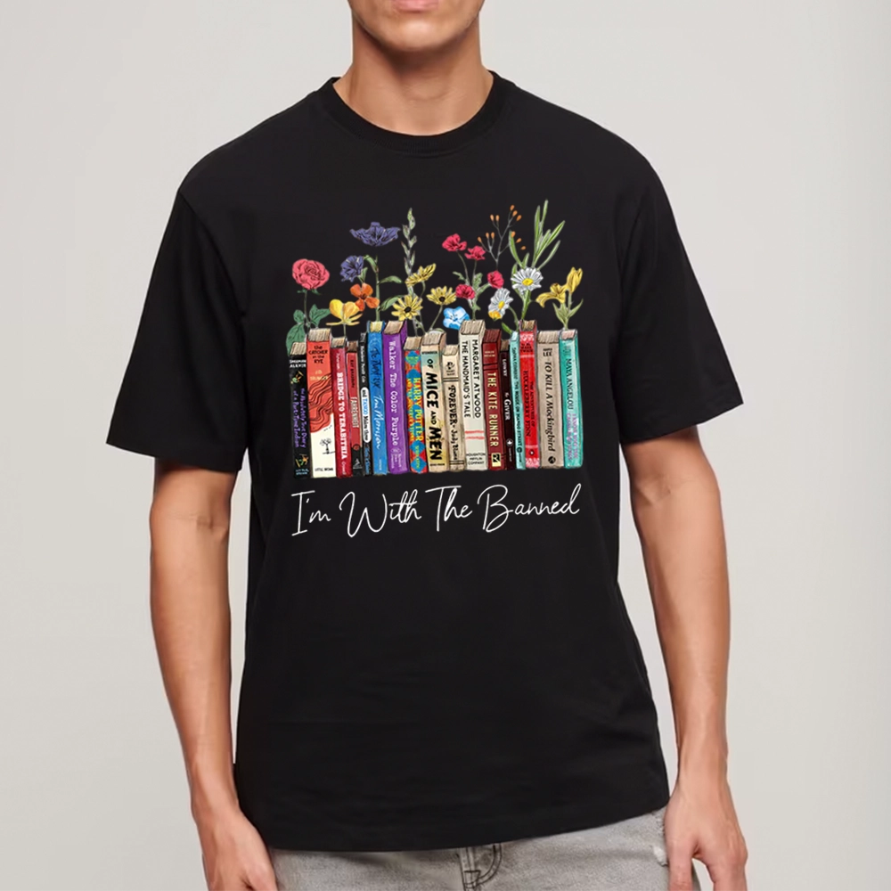 Pagewings I'm With The Banned Flowers Unisex Classic T-shirt