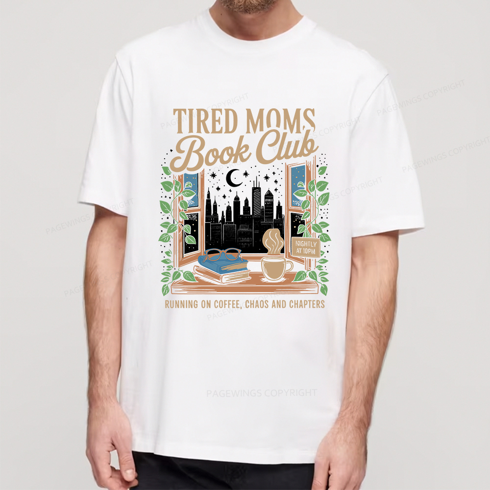 Pagewings Tired Moms Book Club Unisex Classic T-shirt