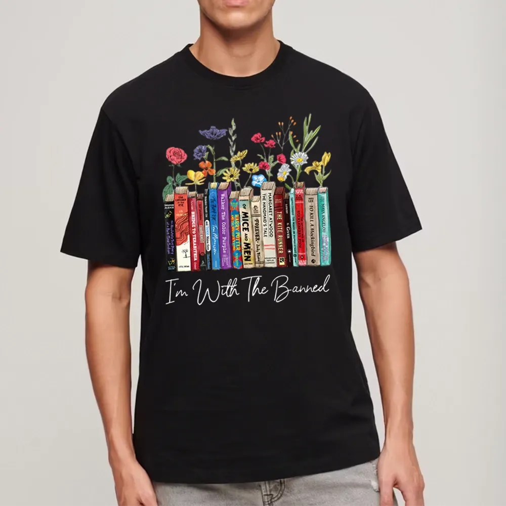 Pagewings I'm With The Banned Flowers Unisex Classic T-shirt