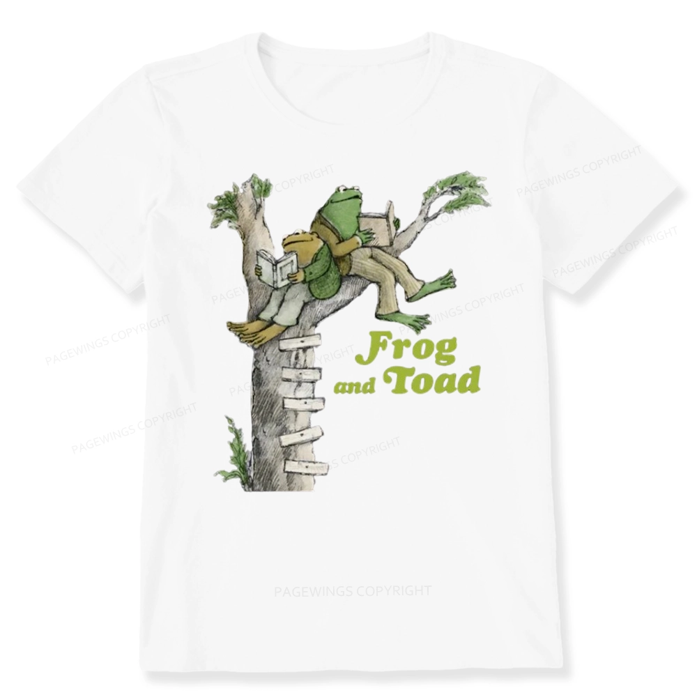 Pagewings Frog and Toad Old Book Unisex Classic T-shirt