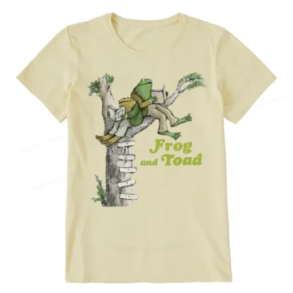 Pagewings Frog and Toad Old Book Unisex Classic T-shirt