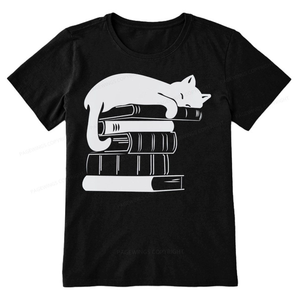 Pagewings Books And Cats Unisex Classic T-shirt