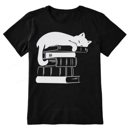 Pagewings Books And Cats Unisex Classic T-shirt