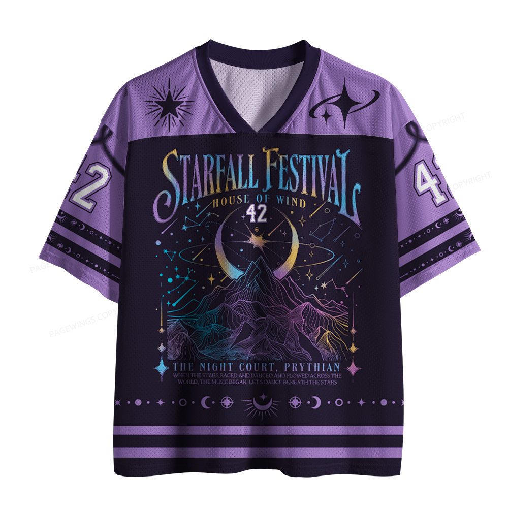 Pagewings Starfall Festival Unisex Mesh Jersey