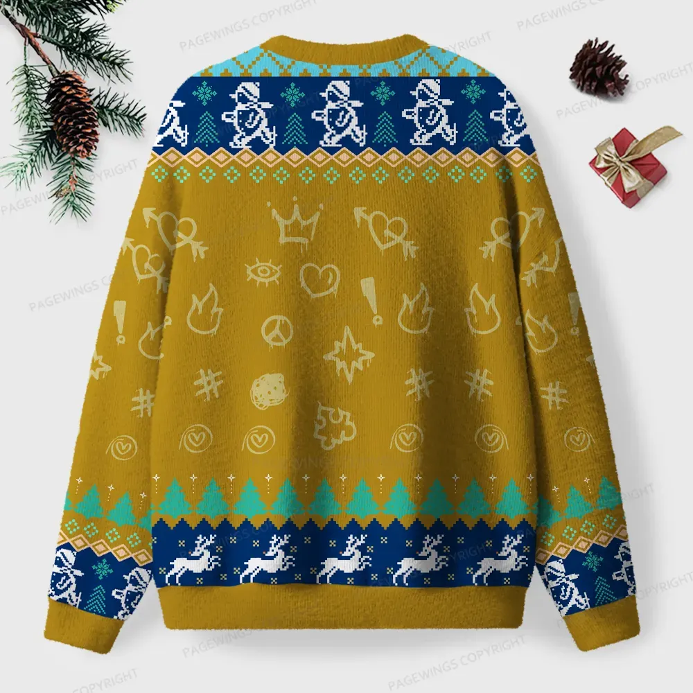 Pagewings Mongo Is Appalled Unisex Ugly Knit Sweatshirt