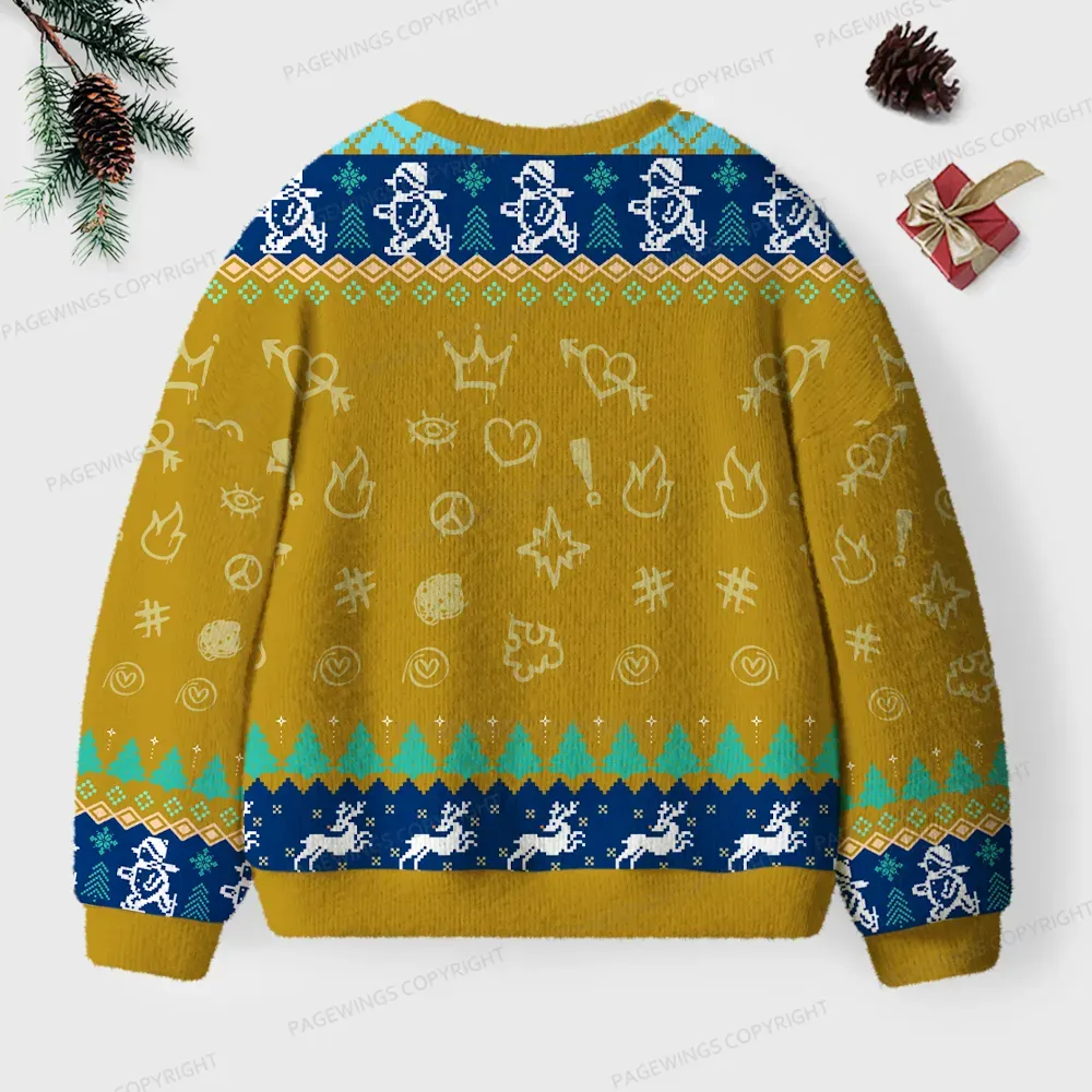 Pagewings Mongo Is Appalled Unisex Ugly Knit Sweatshirt