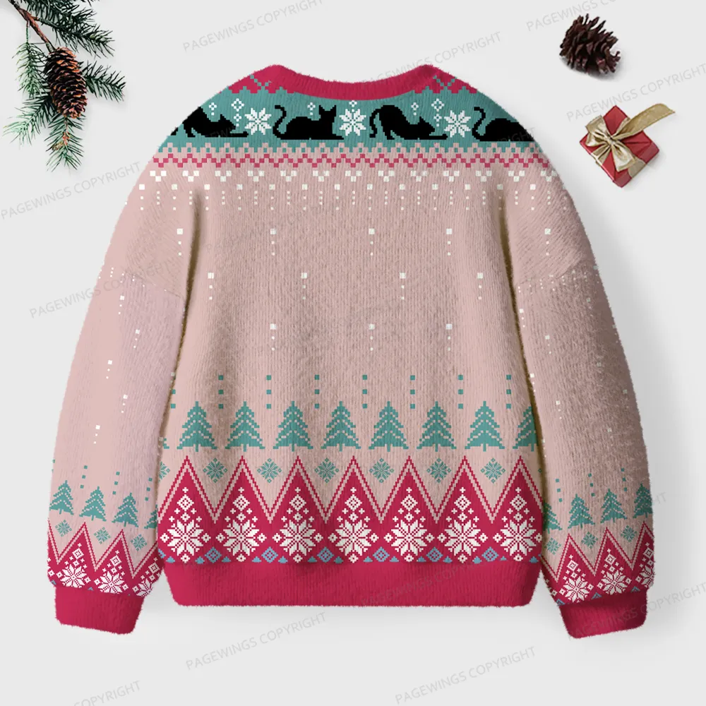 Pagewings What Unisex Ugly Knit Sweatshirt
