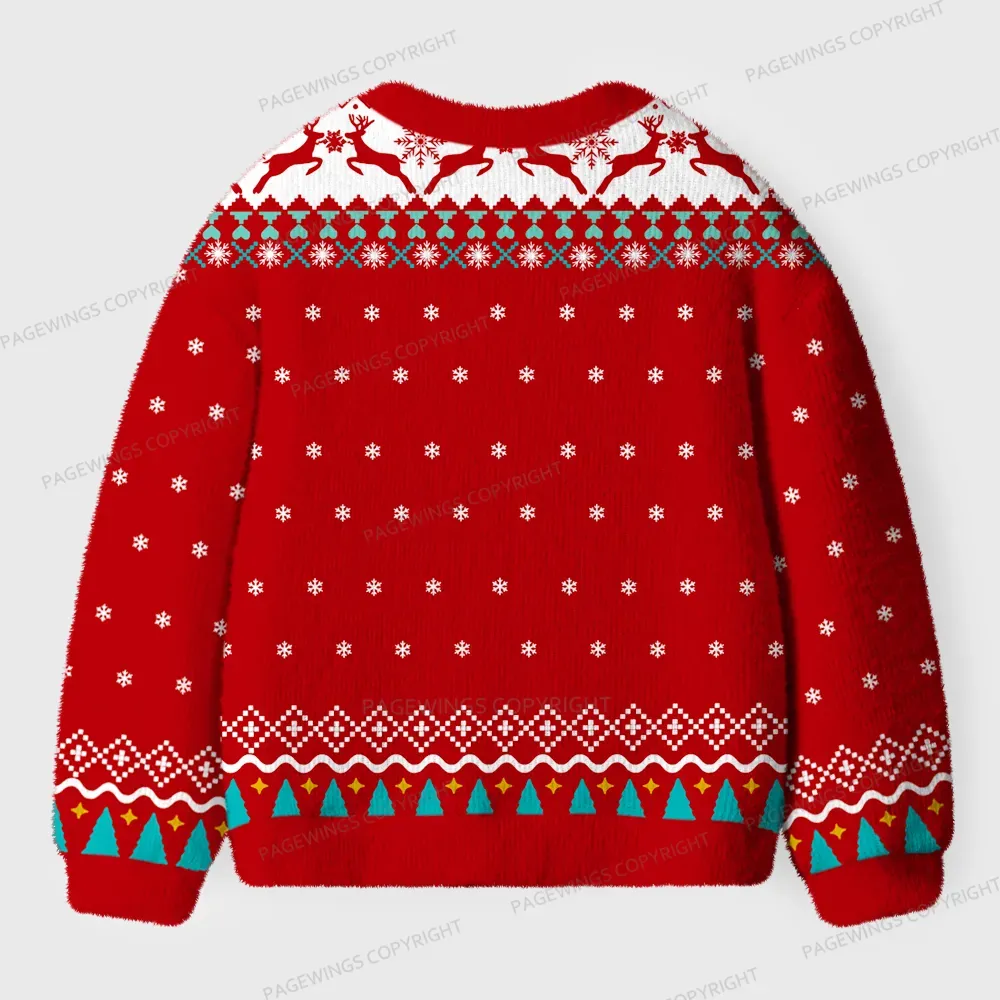 Pagewings Ghost Reader Unisex Ugly Cardigan Sweaters