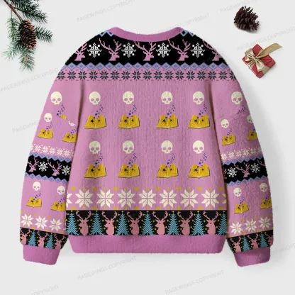 Pagewings The Bookworm Unisex Ugly Knit Sweatshirt