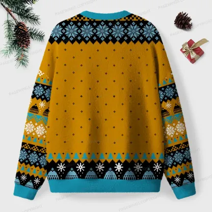 Pagewings You Haven't Read That Book Yet Unisex Ugly Knit Sweatshirt