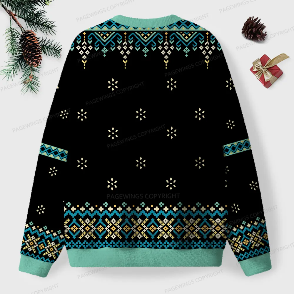 Pagewings Sanctuary Moon Unisex Ugly Knit Sweatshirt