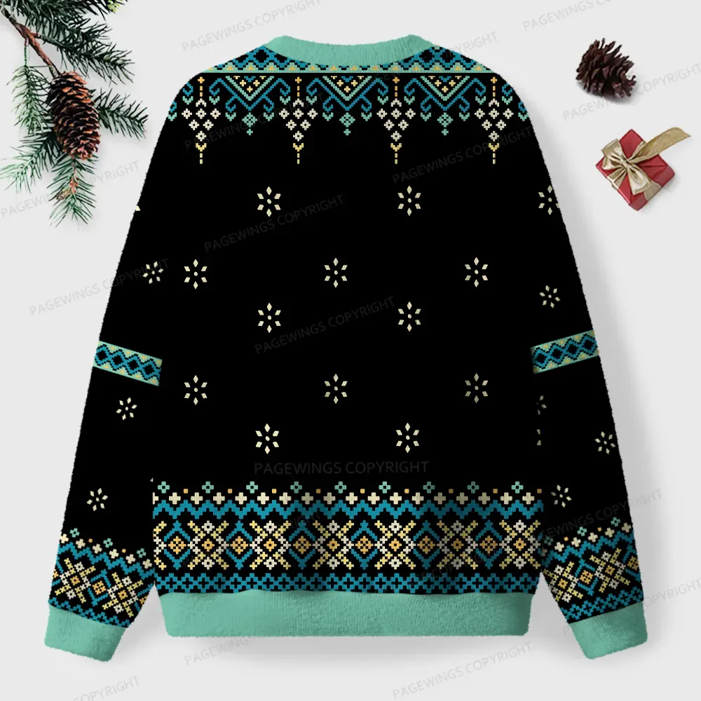 Pagewings Sanctuary Moon Unisex Ugly Knit Sweatshirt