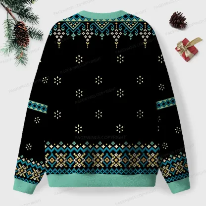 Pagewings Sanctuary Moon Unisex Ugly Knit Sweatshirt