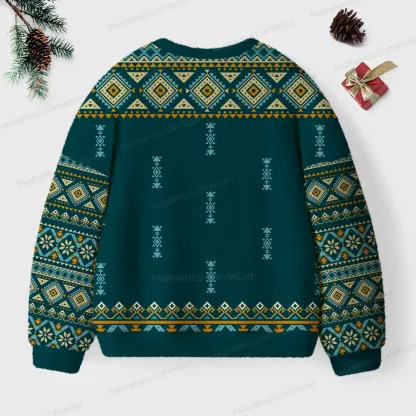 Pagewings Murderbot Unisex Ugly Knit Sweatshirt