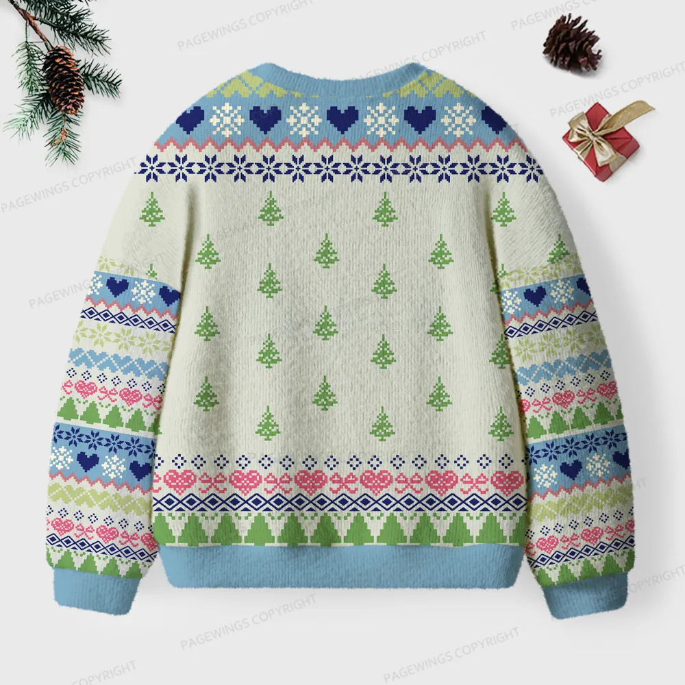 Pagewings Late Night Reader Club Unisex Ugly Knit Sweatshirt