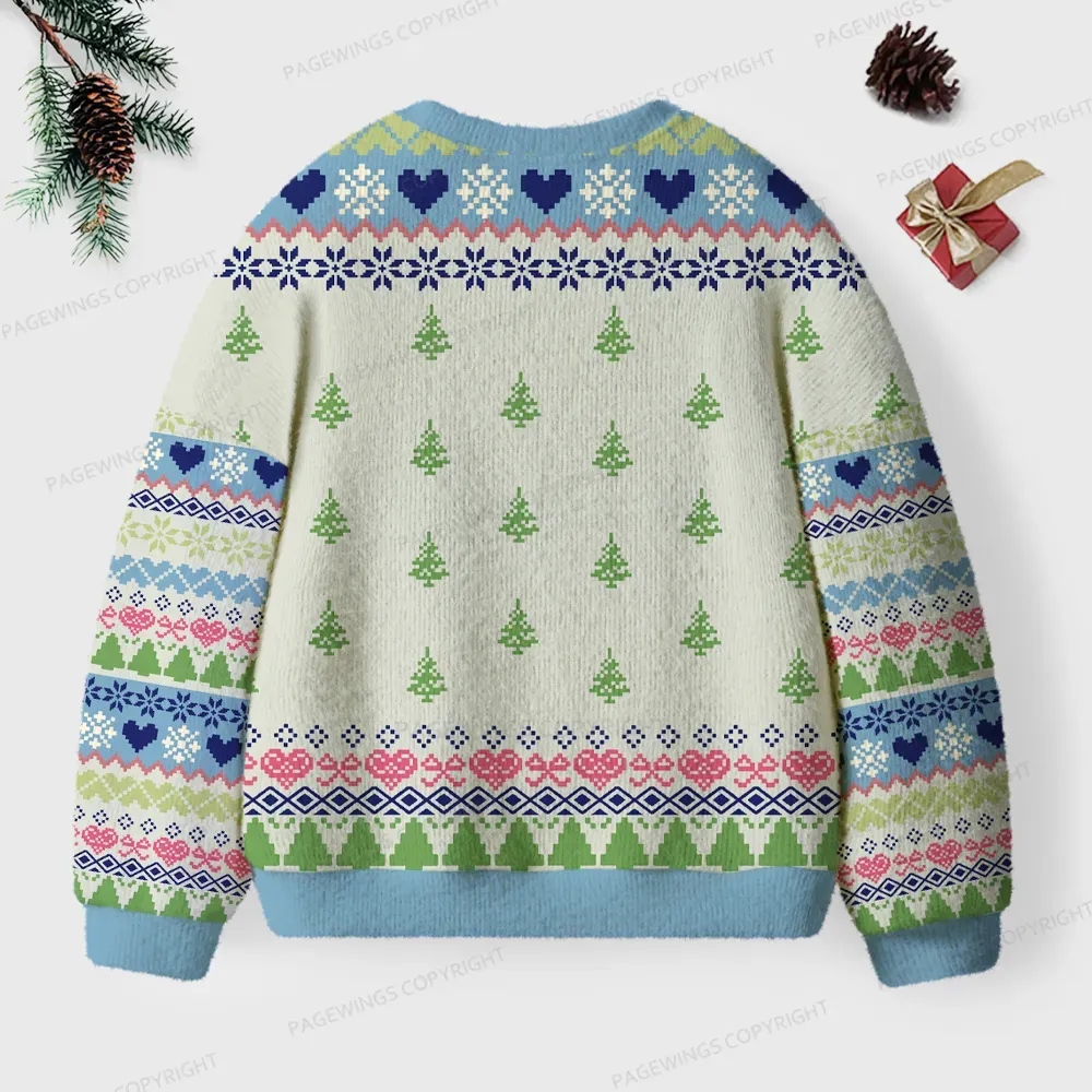 Pagewings Late Night Reader Club Unisex Ugly Knit Sweatshirt