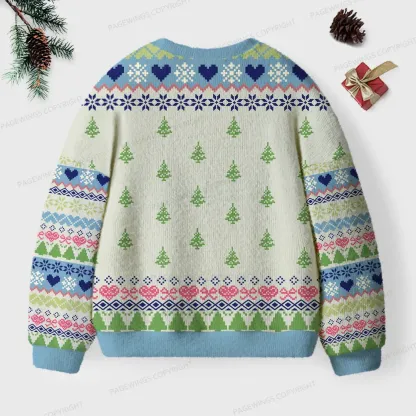 Pagewings Late Night Reader Club Unisex Ugly Knit Sweatshirt