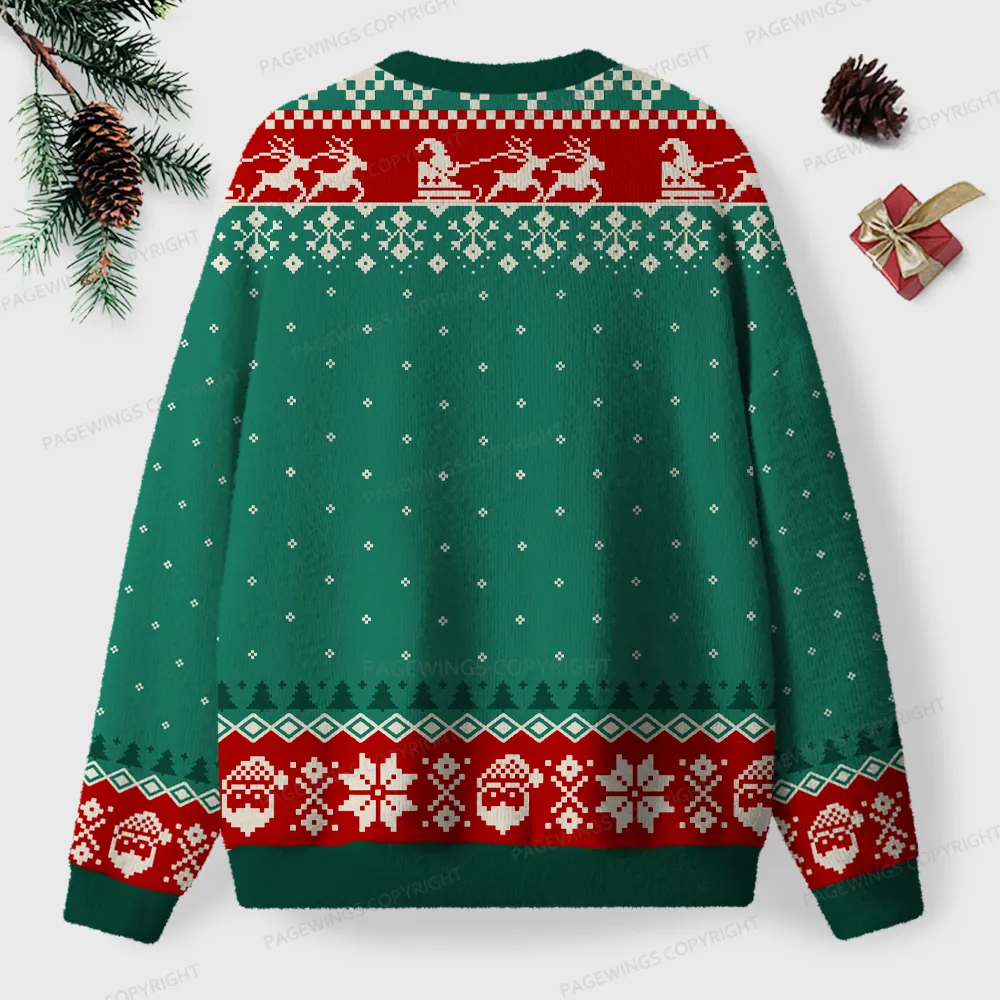 Pagewings I’m Booked Unisex Ugly Knit Sweatshirt