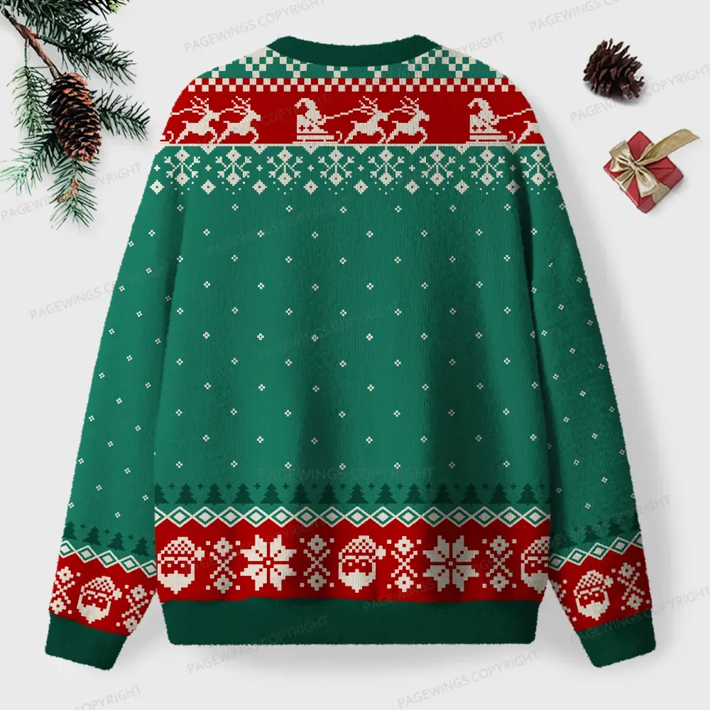 Pagewings I’m Booked Unisex Ugly Knit Sweatshirt