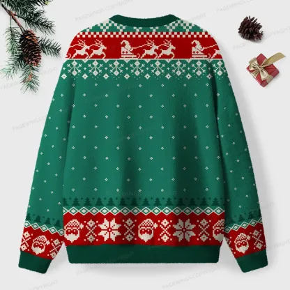 Pagewings I’m Booked Unisex Ugly Knit Sweatshirt