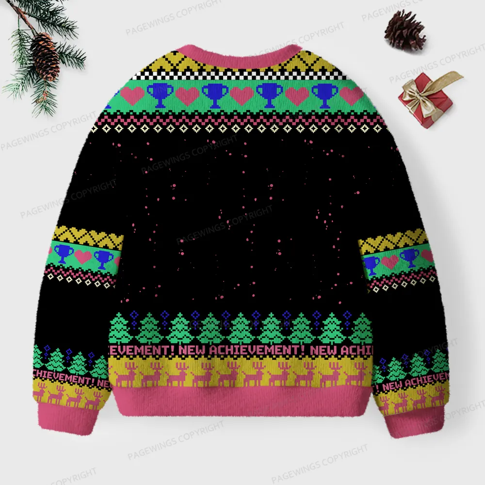 Pagewings New Achievement  Unisex Ugly Knit Sweatshirt