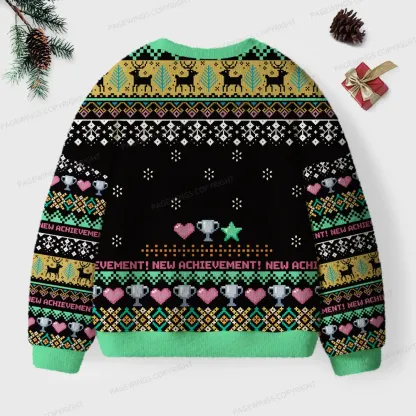 Pagewings New Achievement Unisex Ugly Knit Sweatshirt