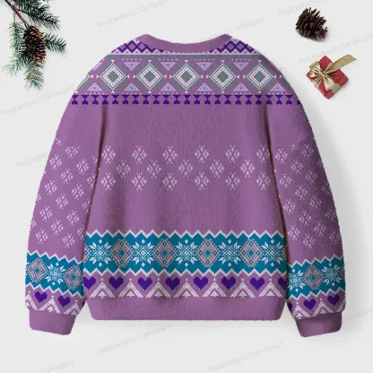 Pagewings Read Banned Books Unisex Ugly Knit Sweatshirt