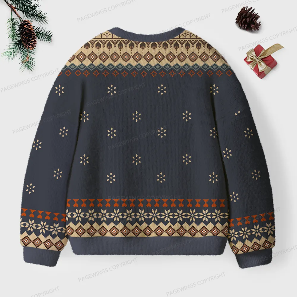 Pagewings The Reader Unisex Ugly Knit Sweatshirt