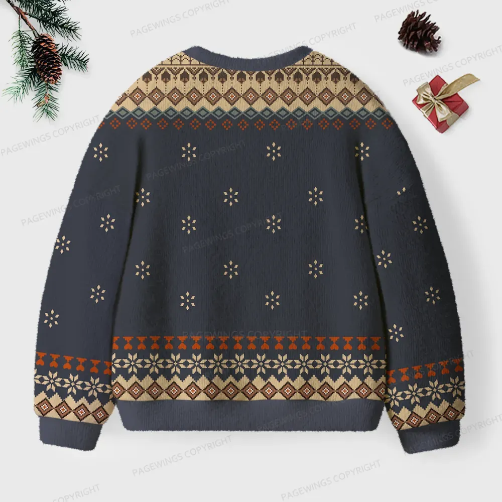 Pagewings The Reader Unisex Ugly Knit Sweatshirt