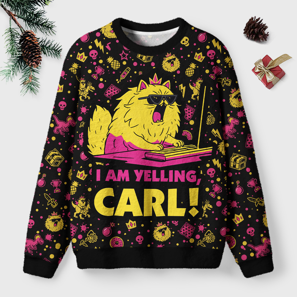 Pagewings Sci Fi Book Lover Unisex Ugly Light Knit Sweatshirt