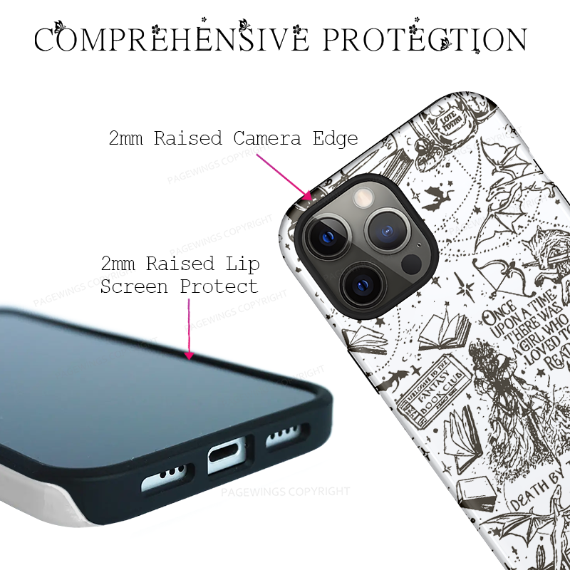 Pagewings Fantasy Book Phone Case