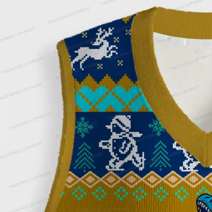 Pagewings Mongo Is Appalled Unisex V-Neck Ugly Knit Vest