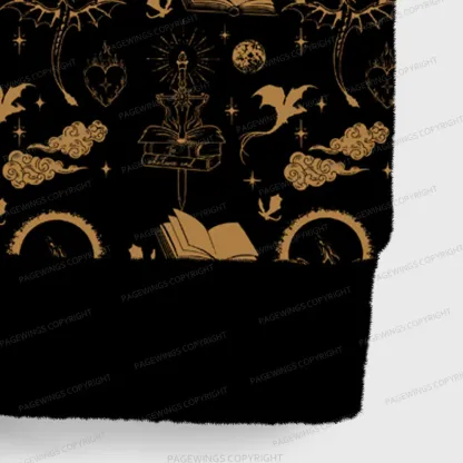 Pagewings Fantasy Book Lover Unisex V-Neck Ugly Knit Vest