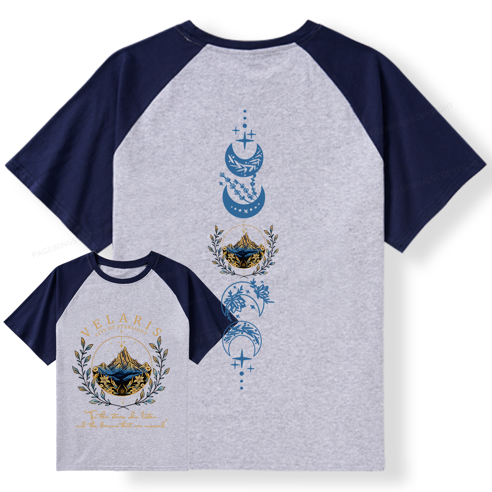 Pagewings Velaris City Of Starlight Raglan T-shirt