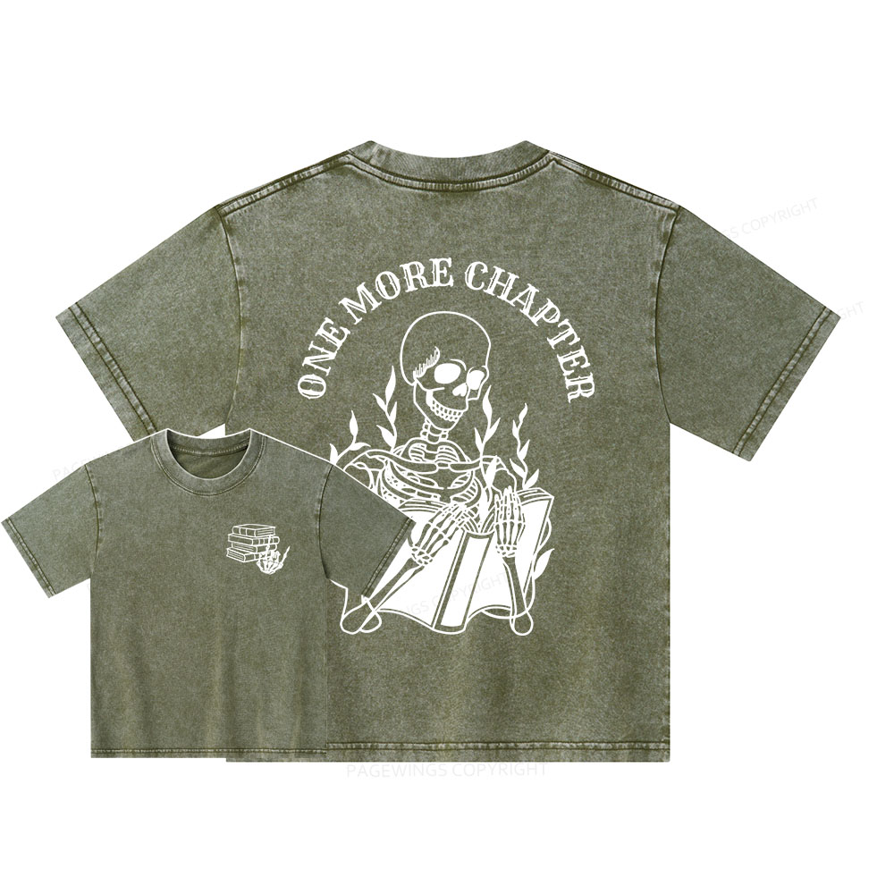 Pagewings  One More Chapter Unisex Kids Washed T-shirt