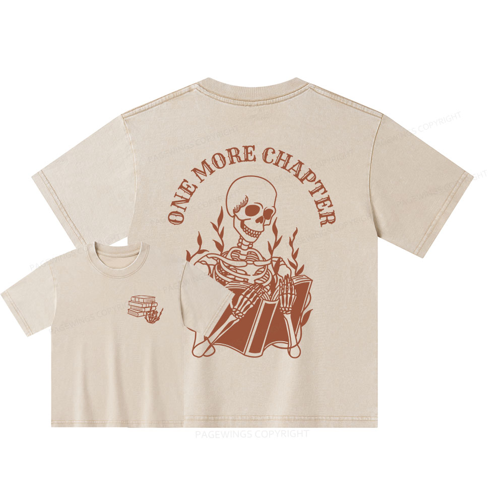 Pagewings  One More Chapter Unisex Kids Washed T-shirt
