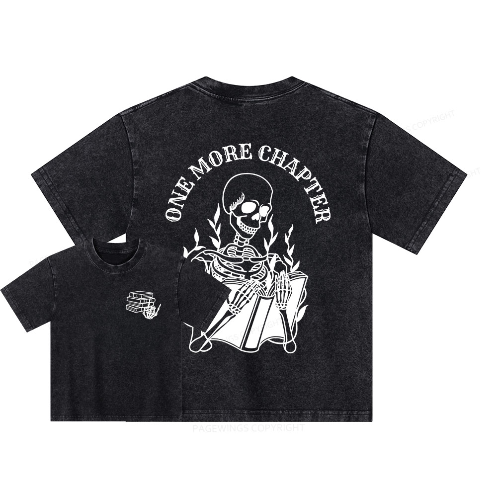Pagewings  One More Chapter Unisex Kids Washed T-shirt