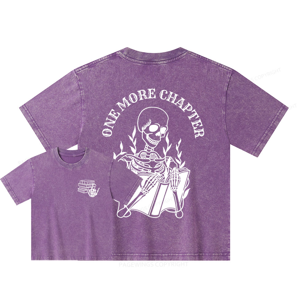 Pagewings  One More Chapter Unisex Kids Washed T-shirt