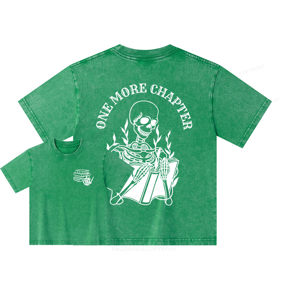 Pagewings  One More Chapter Unisex Kids Washed T-shirt