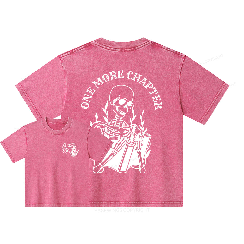 Pagewings  One More Chapter Unisex Kids Washed T-shirt