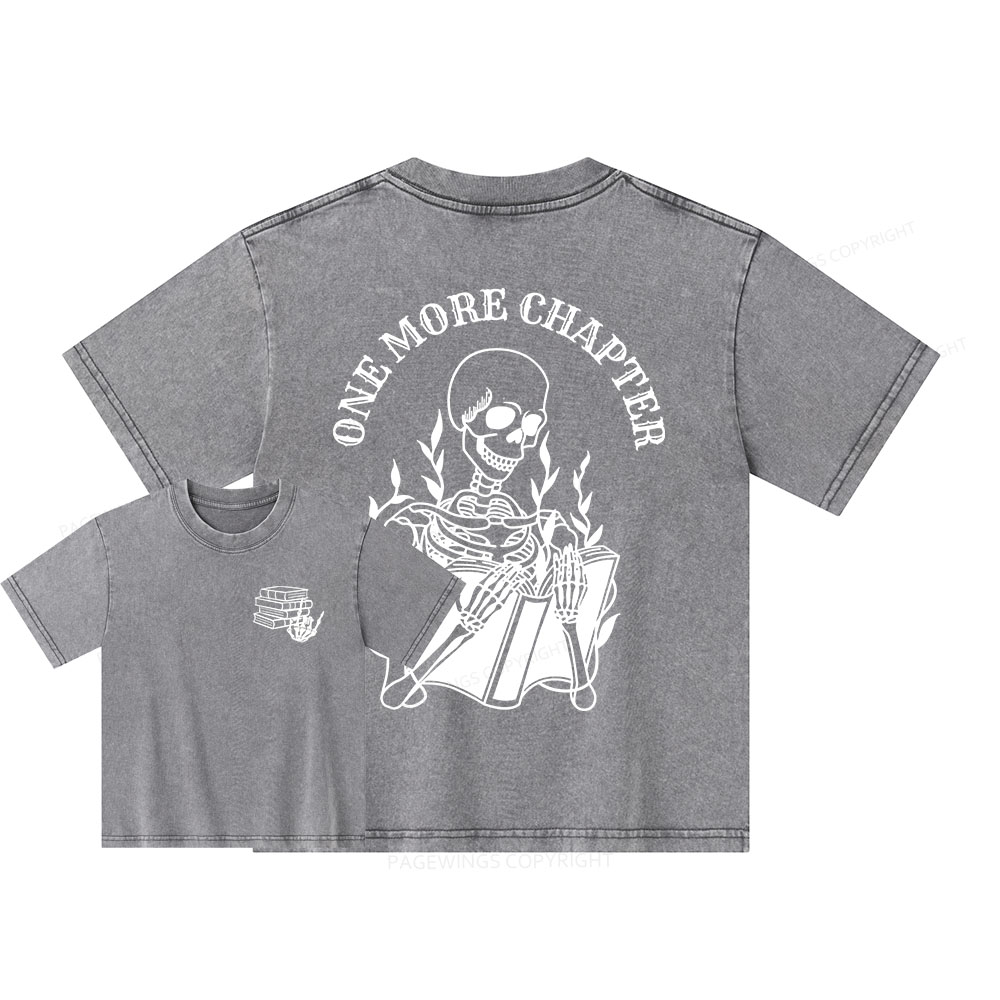 Pagewings  One More Chapter Unisex Kids Washed T-shirt