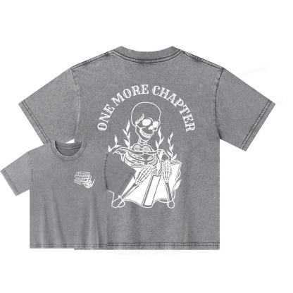 Pagewings  One More Chapter Unisex Kids Washed T-shirt