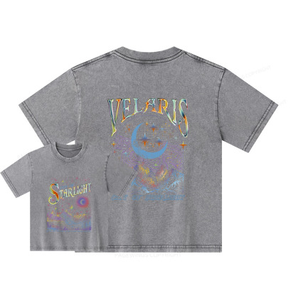 Pagewings Velaris City Of Starlight ACOTAR Two-Sided Unisex Kids Washed T-shirt