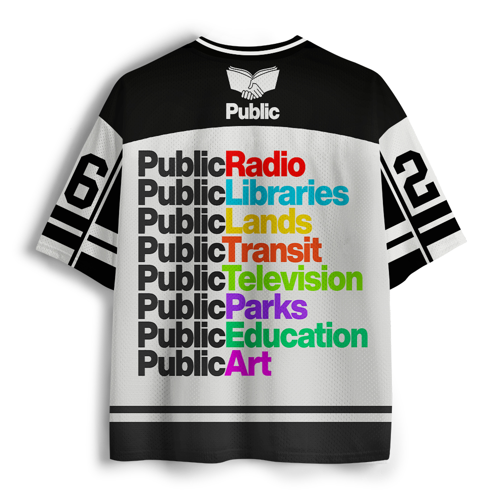 Pagewings Public Libraries Unisex Mesh Jersey