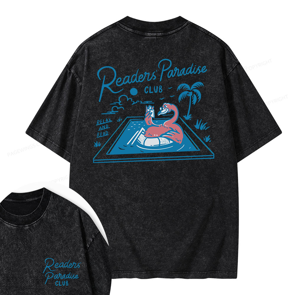 Pagewings Readers' Paradise Unisex Washed T-shirt