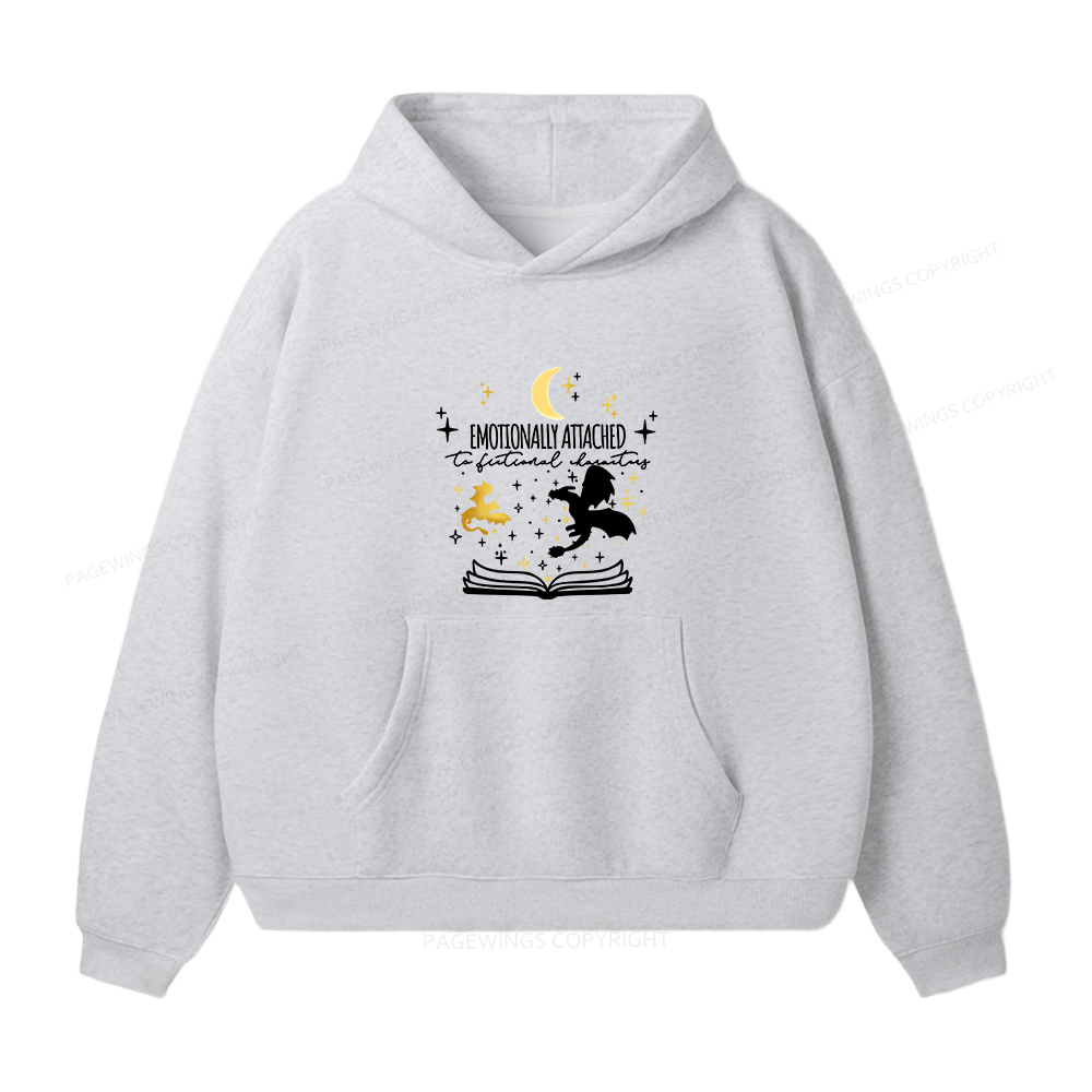 Pagewings Fourth Wing Dragon Unisex Fleece Hoodie Set