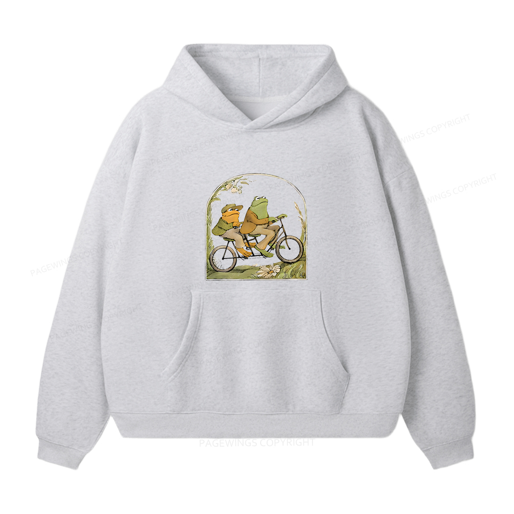 Pagewings Frog And Toad Book Vintage Unisex Fleece Hoodie Set